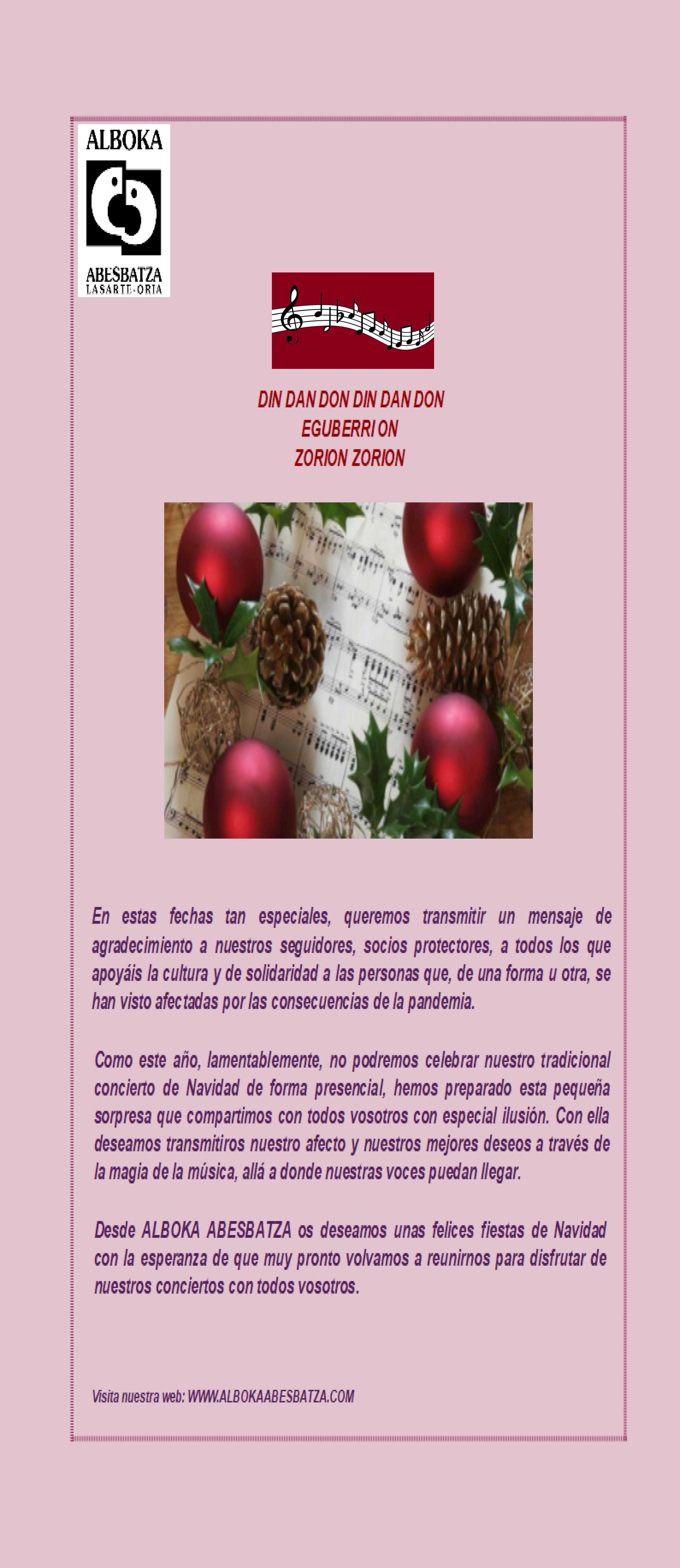Alboka Navidad 2020 castellano